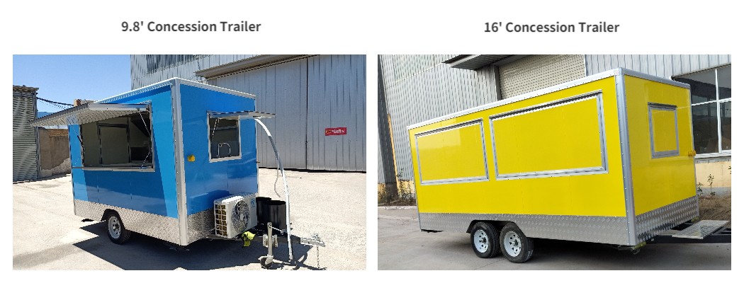 custom mobile kitchen trailers for sale